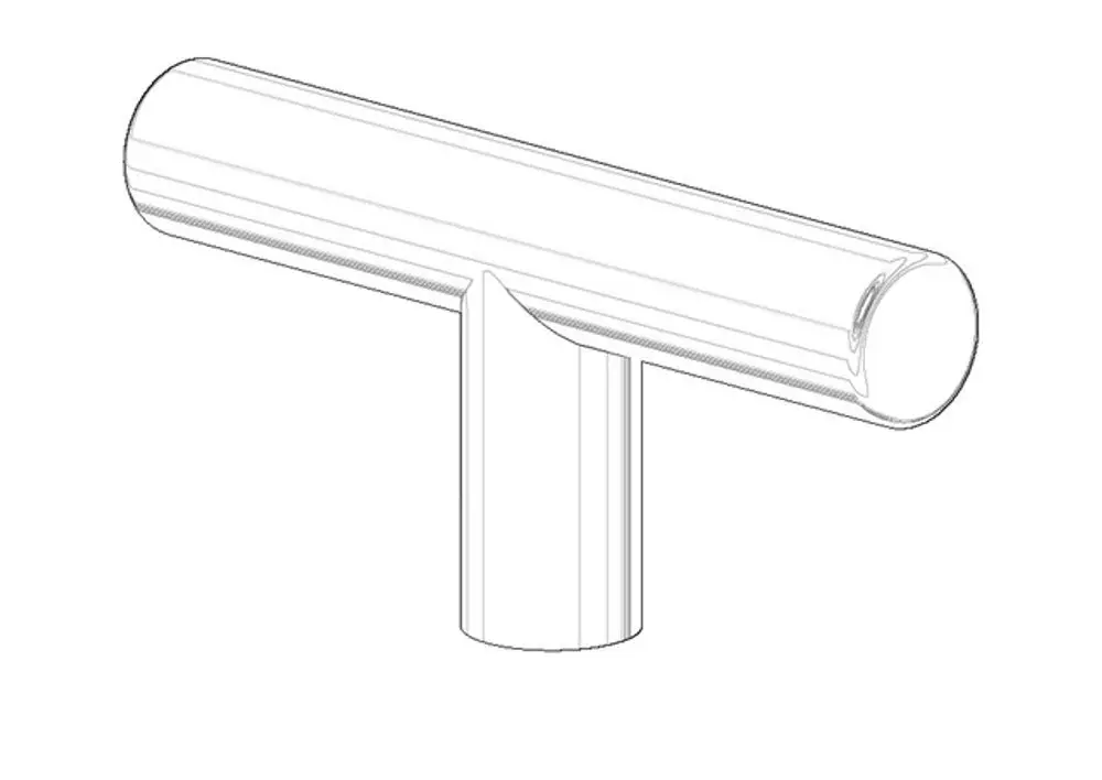 DORNBRACHT Griff für Stand-Accessoires ERSATZTEILE 05209750000 80 x 38 x 14 mm Chrom, 05209750000-00 Galeriebild 1